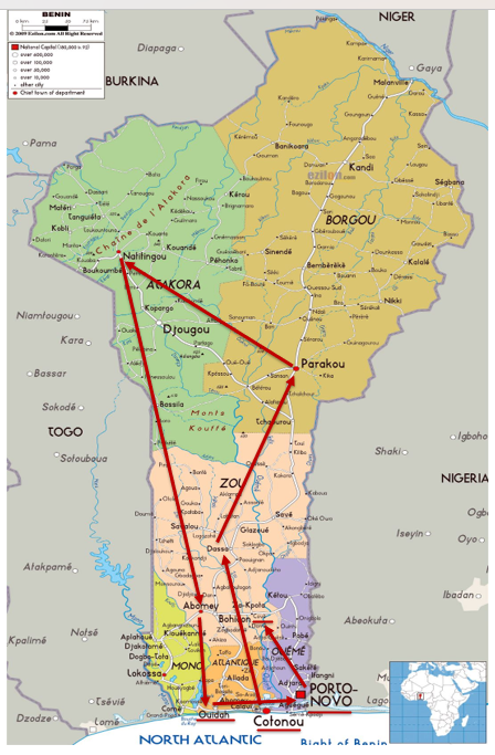 Recorrido viaje Irán